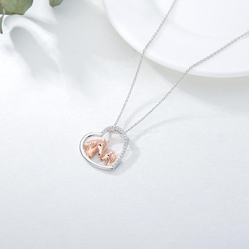 Silver horse Necklace