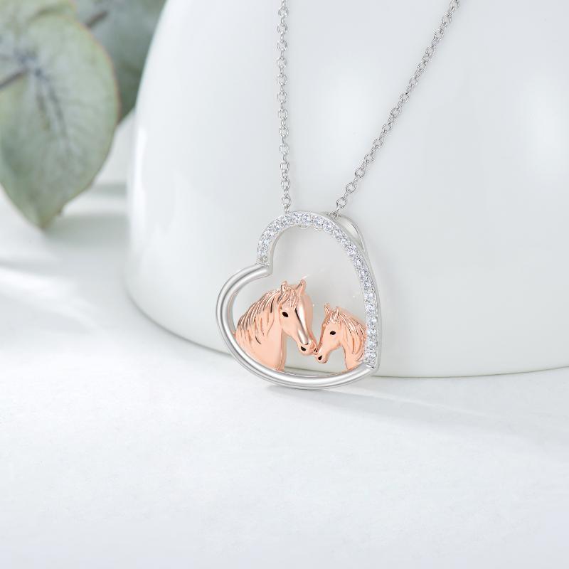 Silver horse Necklace