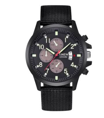 🎁 Mens Brand Watches Fashion Nylon Band Military Sports Watch (100% off)