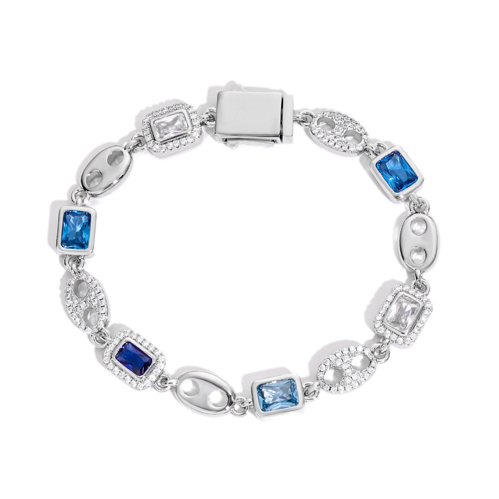 Fastener Colored Spring Bracelet