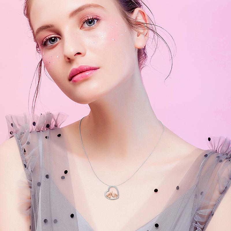 Silver horse Necklace