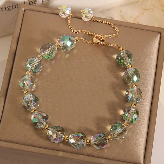 🎁 Crystal Woven Bracelet (100% off)