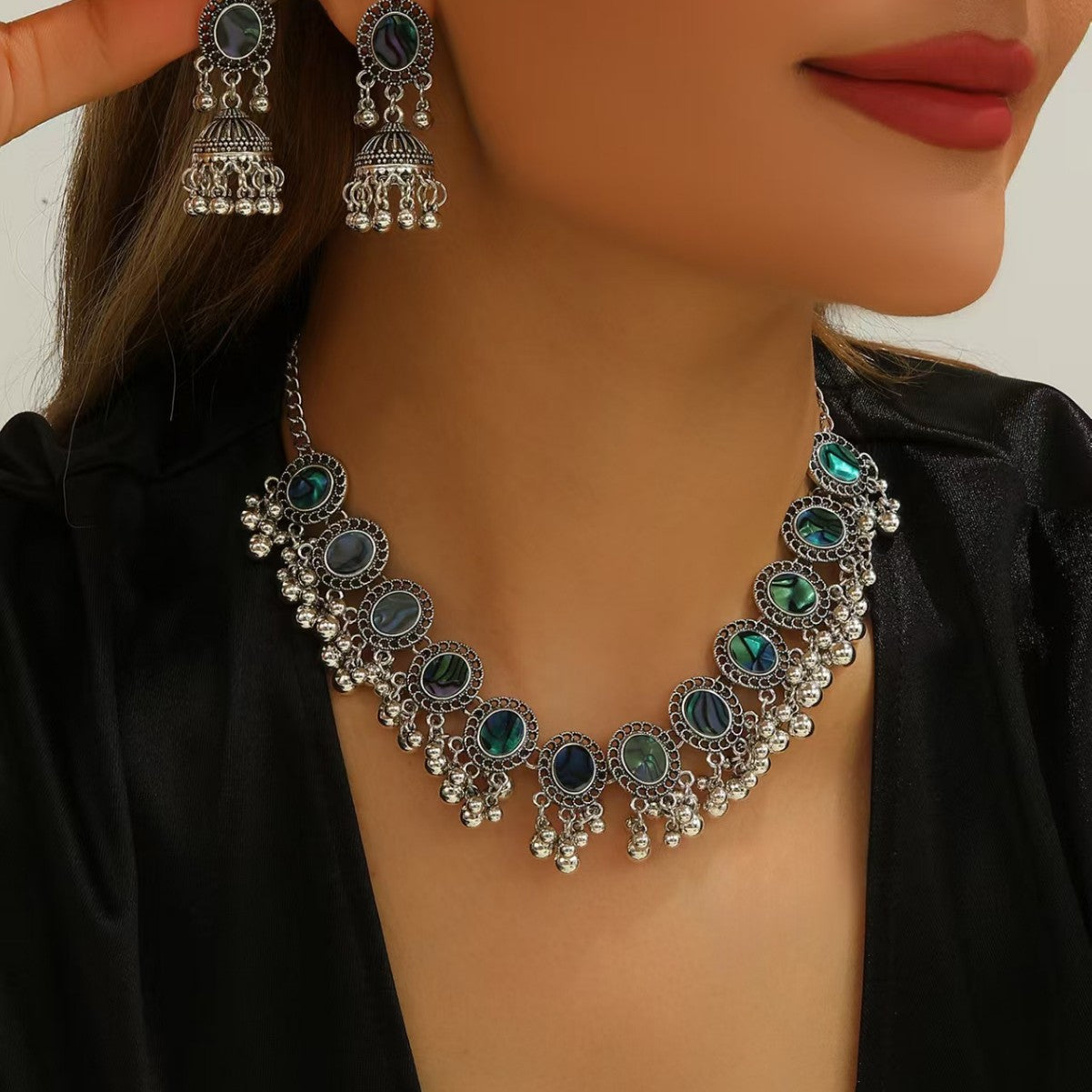 Abalone Shell Bohemian Round Ethnic Style