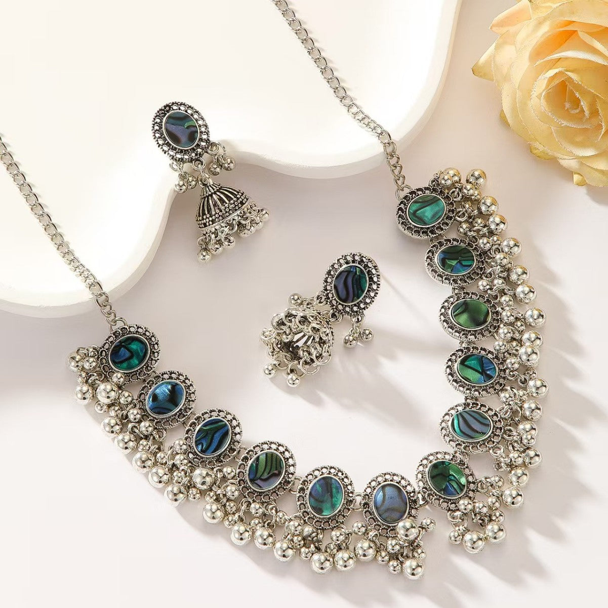 Abalone Shell Bohemian Round Ethnic Style