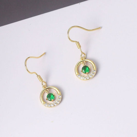Aurora Émeraude Halo Necklace - STRAVAÉ