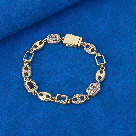 Fastener Colored Spring Bracelet