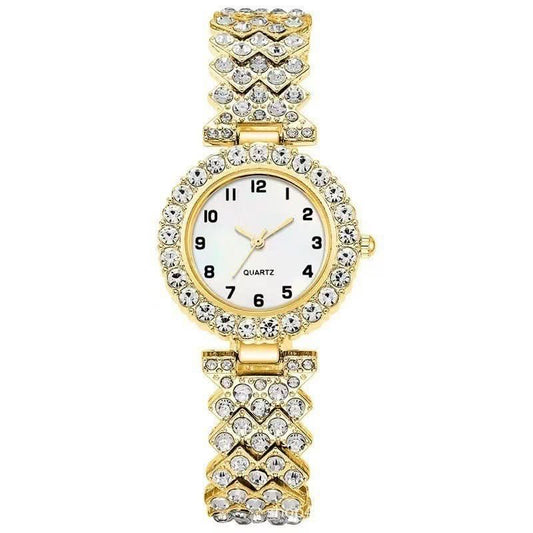 🎁 Crystal Duchess Watch & Bracelet Pair (100% off)