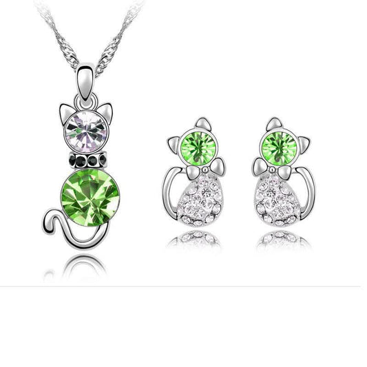 🎁 Crystal Stud Necklace (100% off)