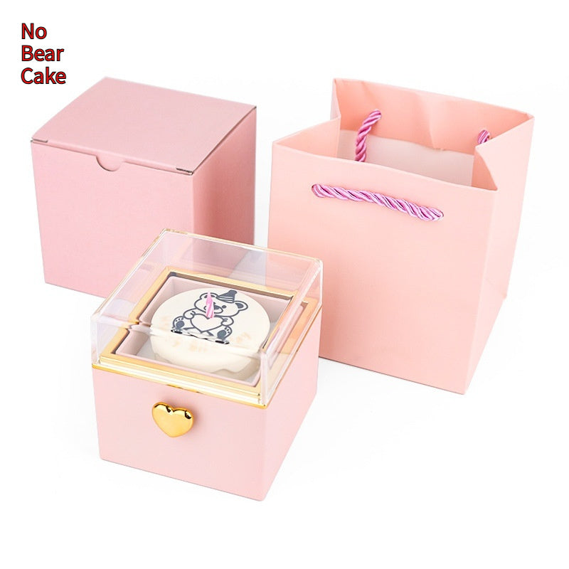 Bear Cake Surprise Flip Ring Box