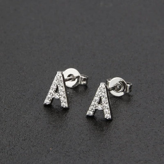 🎁 Diamond Lettered Earrings (100% off)