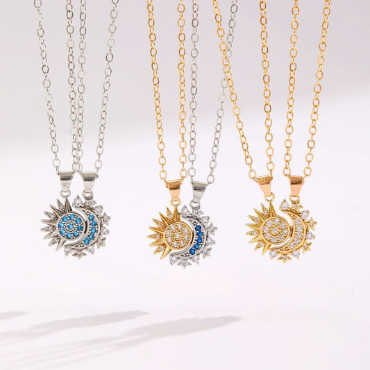 Eclipsa Duet Luxe Charm Necklace - STRAVAÉ