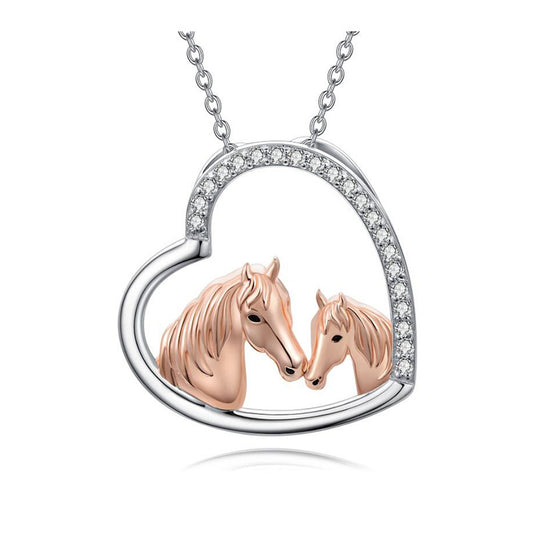 Silver horse Necklace