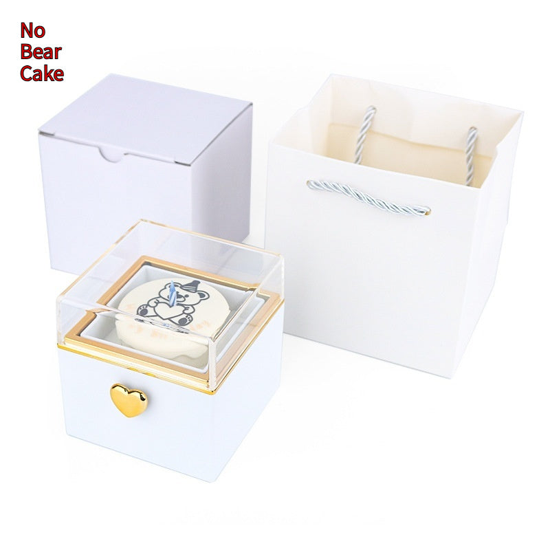 Bear Cake Surprise Flip Ring Box