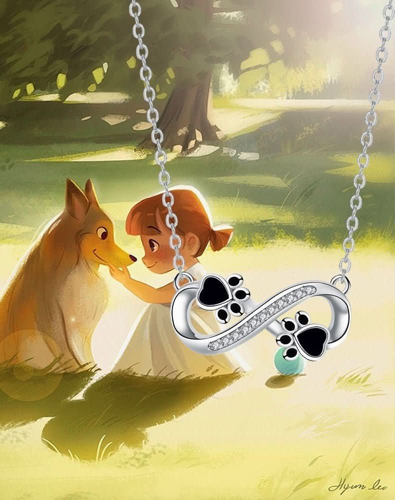 Fashion Design pawprints Necklace - STRAVAÉ
