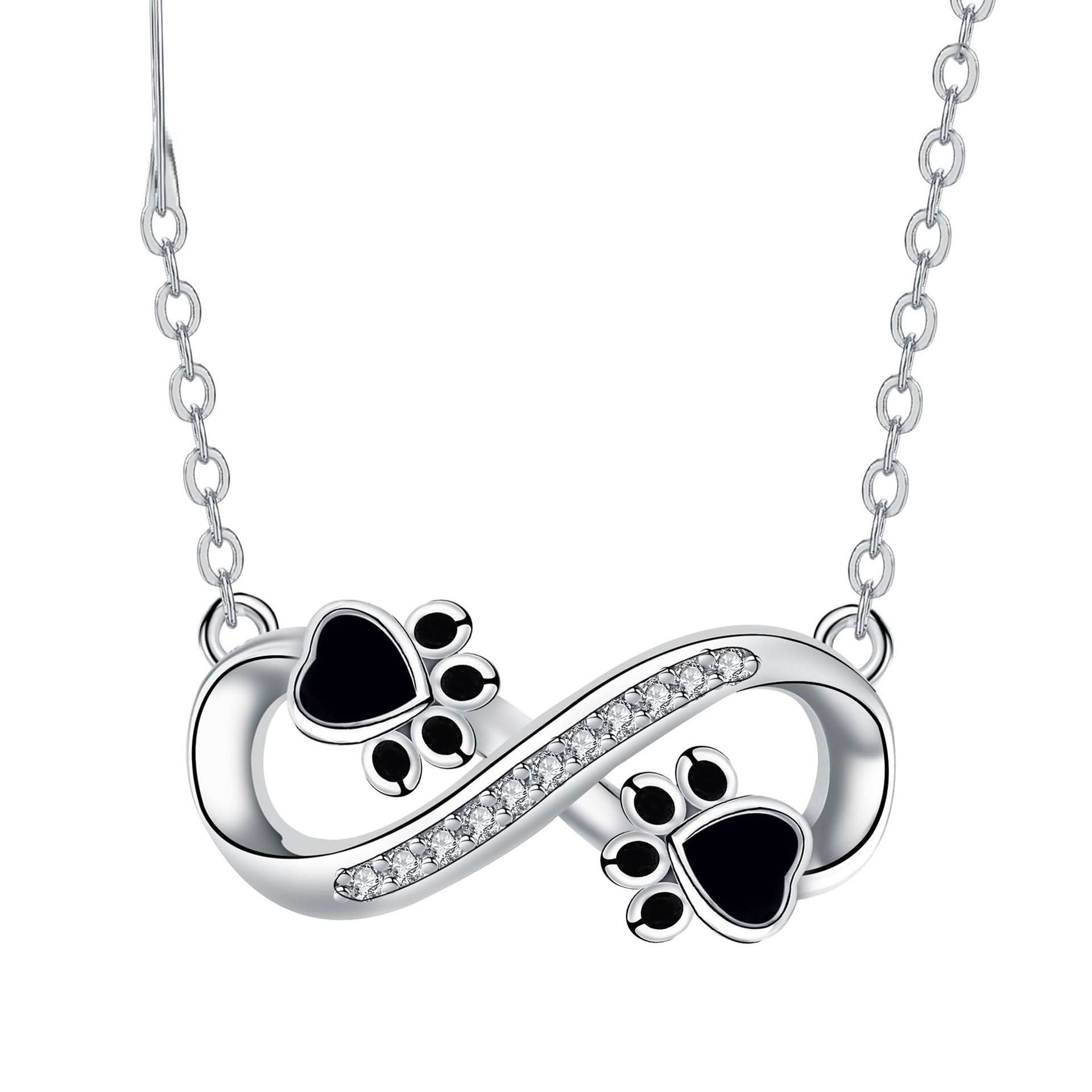 Fashion Design pawprints Necklace - STRAVAÉ