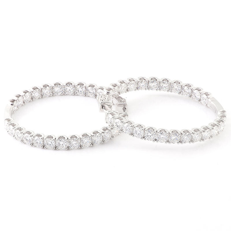 Personalized Diamond Big Ear Ring