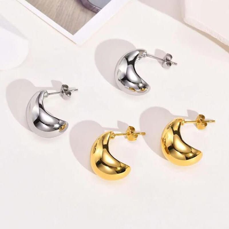 Golden Dewdrop Earrings - STRAVAÉ