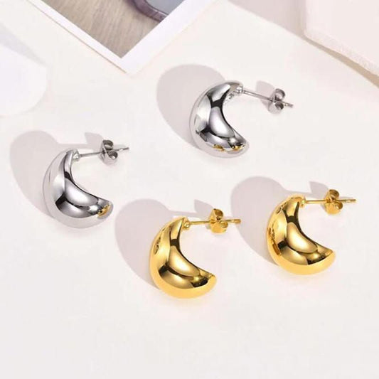 Golden Dewdrop Earrings - STRAVAÉ
