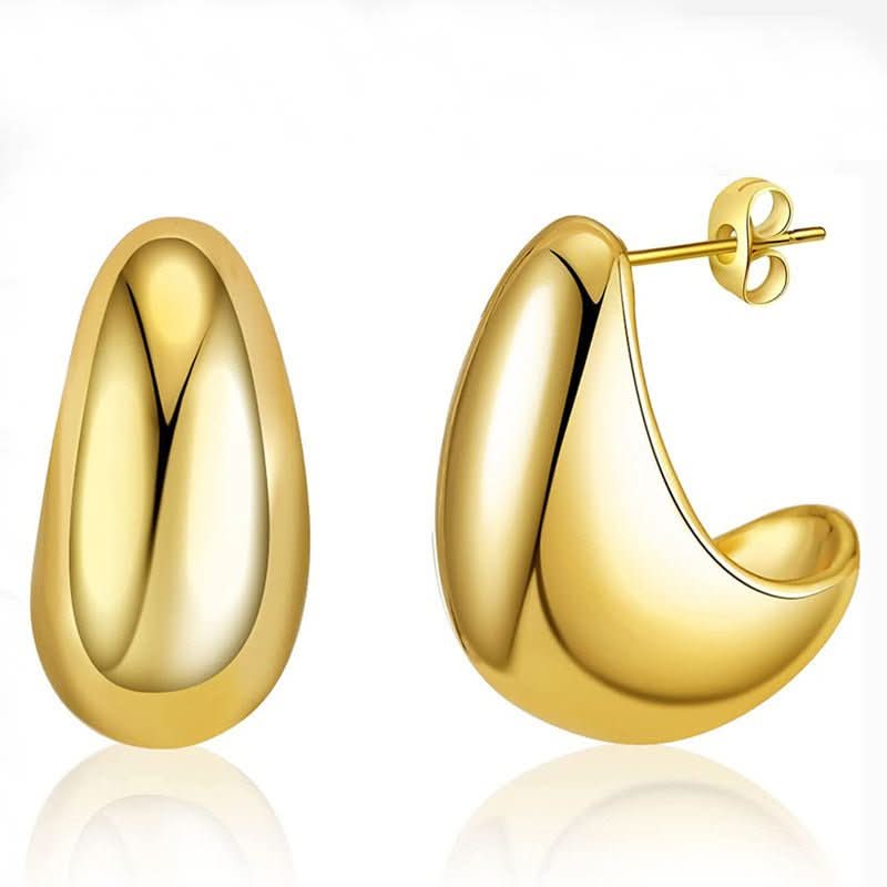Golden Dewdrop Earrings - STRAVAÉ