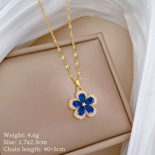 🎁 Midnight Bloom Pendant (100% off)