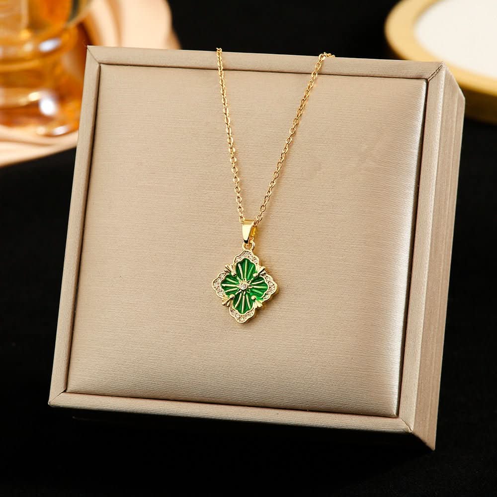 🎁 New Italian Craft Brushed Hollow Necklace (100% off)