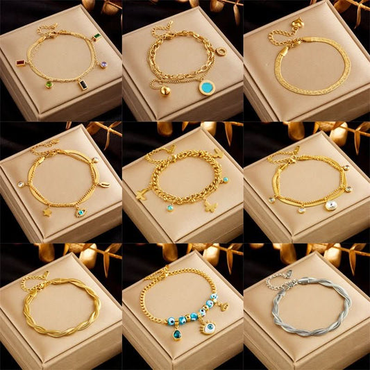 Ornate Luxe Layered Bracel - STRAVAÉ