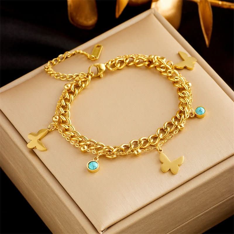 Ornate Luxe Layered Bracel - STRAVAÉ