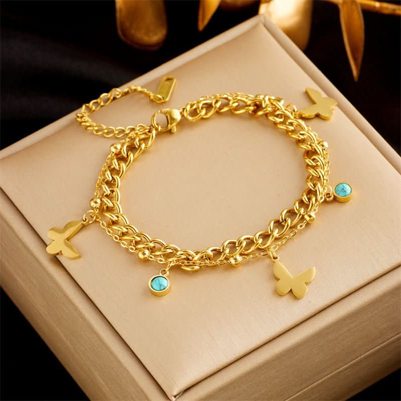 Ornate Luxe Layered Bracel - STRAVAÉ