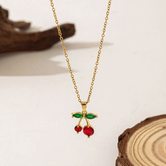 🎁 Ruby Orchard necklace Set (100% off)