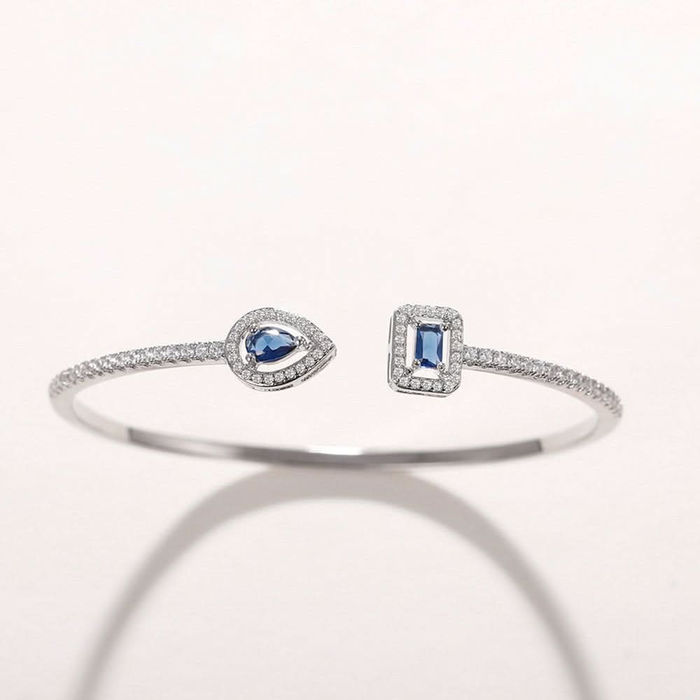 🎁 Temperament Famous inlaid Zircon Open Adjustable Bracelet (100% off)