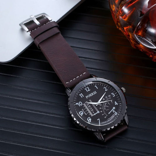 Wallet Belt Glasses Watch 4pcs Business Gift - STRAVAE