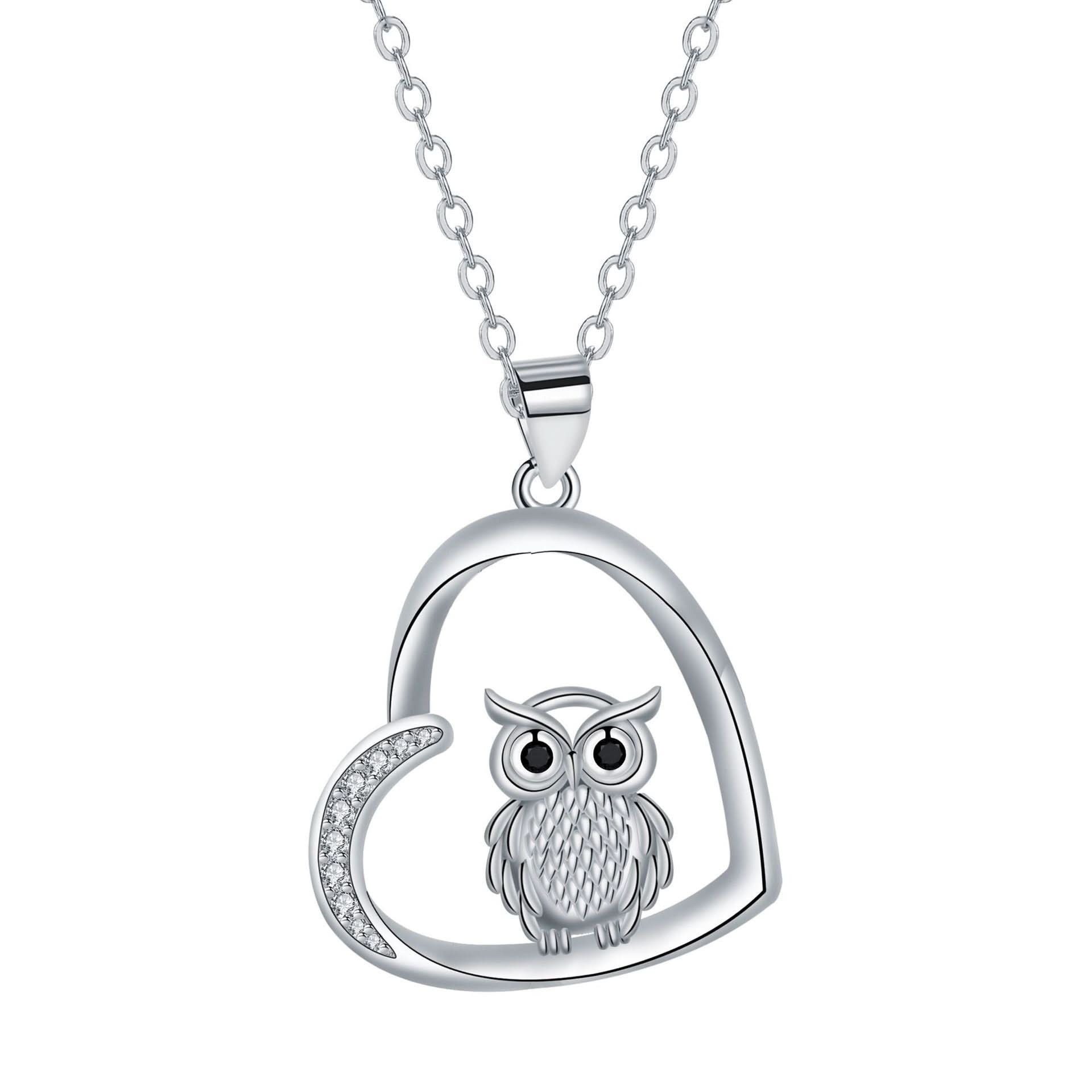 Women's Fashion Owl Pendant Necklace - STRAVAÉ