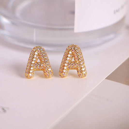 🎁 Zircon Initial Studs (100% off)