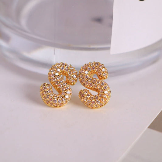 🎁 Zircon Initial Studs (100% off)